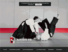 Tablet Screenshot of aikido06.fr